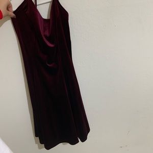 Velvet skater dress